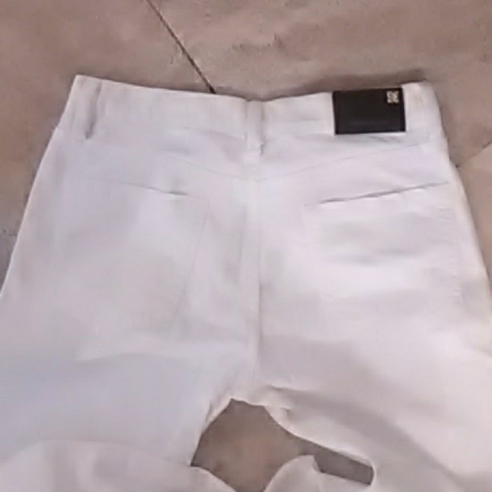 BCBGMaxazria white jeans flare